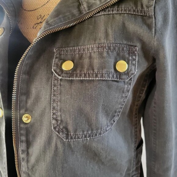 J. Crew / Mercantile Women's Utility Military Boyfriend Field Jacket XS - Picture 7 of 11